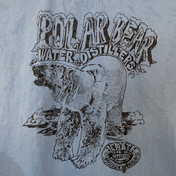 Vintage promo t-shirt for a Company in Edmonton AB. Light blue, size M. #YEG - Picture 9 of 9